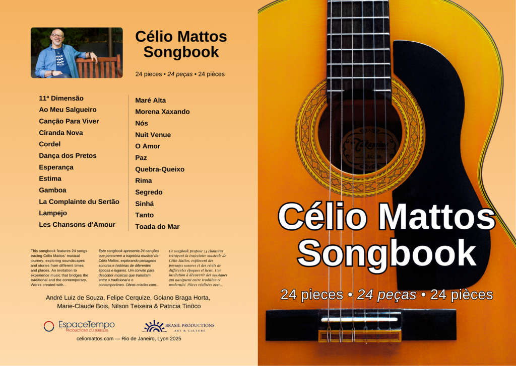Partitions de musique brésilienne – Publications de Célio Mattos